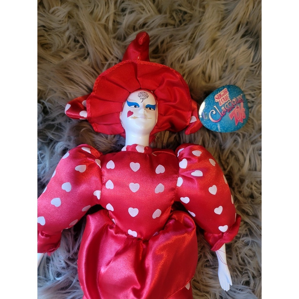 ☆Vintage Sugar Loaf Classiques Jester Porcelain Clown 16" Doll
